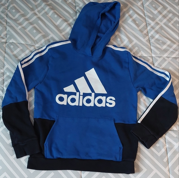 ADIDAS Colorblock 3 Stripe Hoodie - Picture 9 of 9